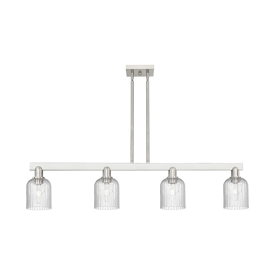 Innovations Bridal Veil 4Lt 48" Stem Island Light, SN/Seed - 716-4I-SN-G559-5SDY