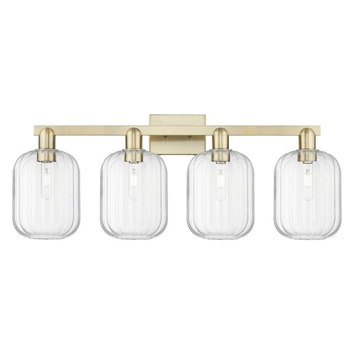 Innovations Preston 4Lt 36" Jar Bath, Antique Brass/Clear