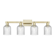 Innovations Bridal Veil 4Lt 32" Bath, Antique Brass/Seed - 716-4W-AB-G559-5SDY