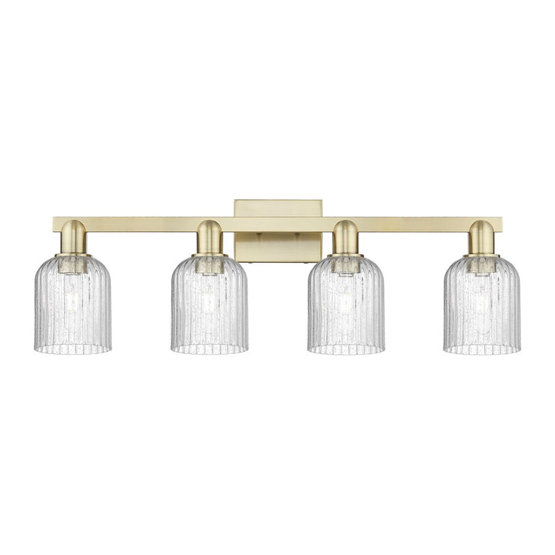 Innovations Bridal Veil 4Lt 32" Bath, Antique Brass/Seed - 716-4W-AB-G559-5SDY