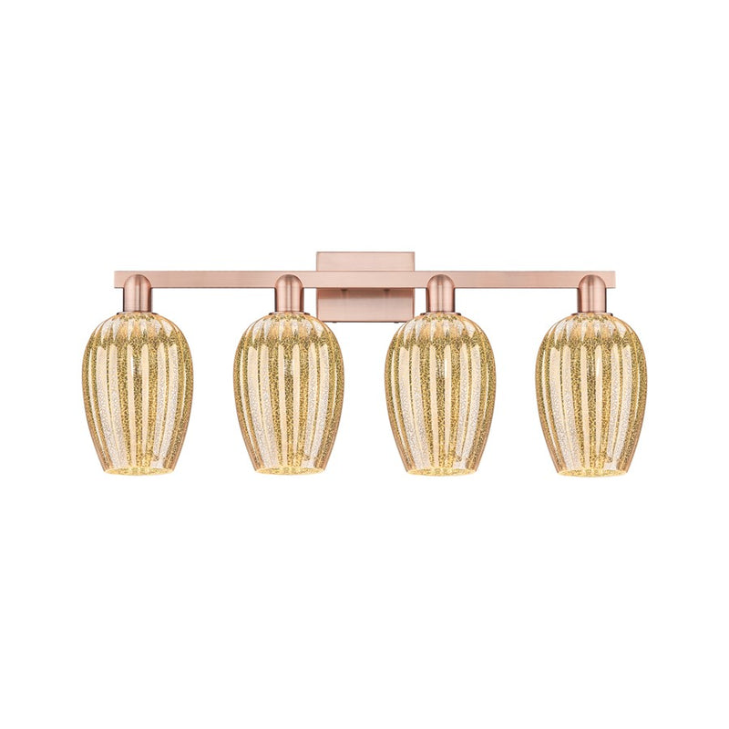 Innovations Preston 4Lt 36" Flute Bath, Copper/Mercury