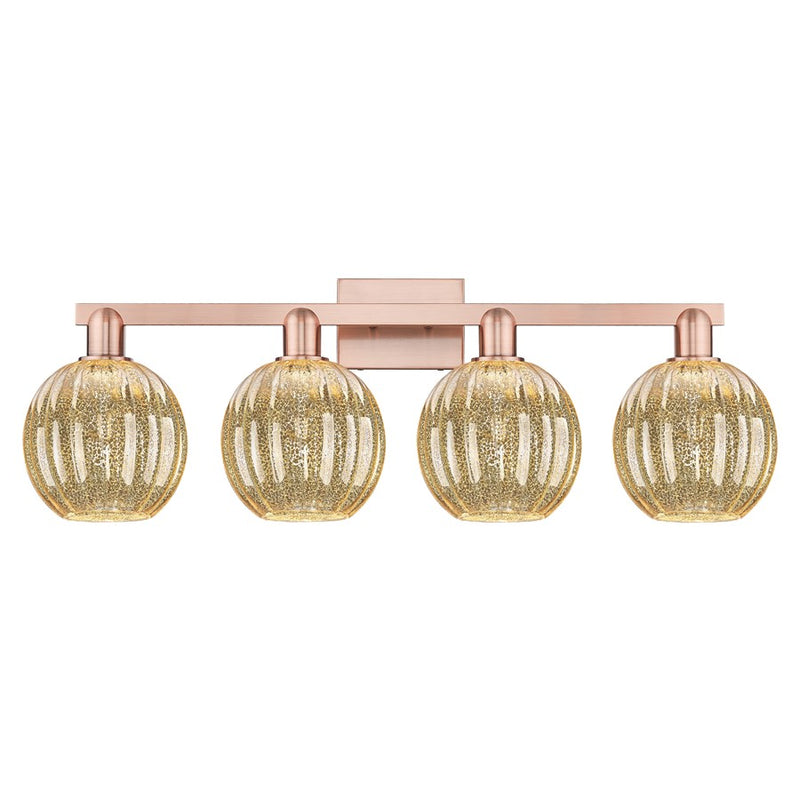 Innovations Preston 4Lt 36" Globe Bath, Copper/Mercury