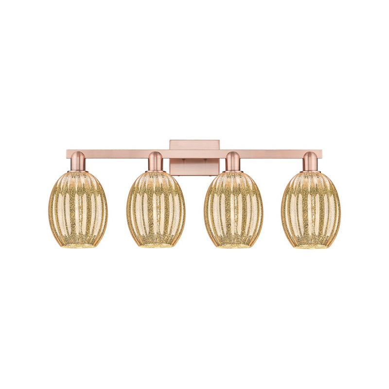 Innovations Preston 4Lt 36" Bell Bath Light, Copper/Mercury