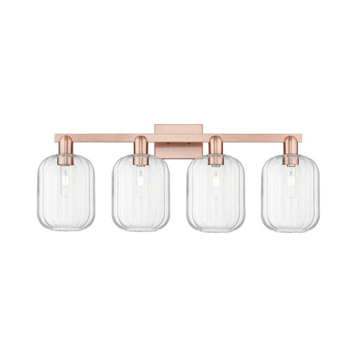 Innovations Preston 4Lt 36" Jar Bath Light, Copper/Clear