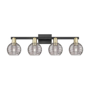 Innovations Athens Deco Swirl 4Lt 36" Bath, BKBS/SDS - 716-4W-BAB-G1213-6SM