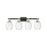 Innovations Preston 4Lt 36" Bell Bath, Black Brass/Clear