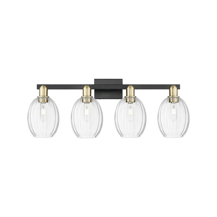 Innovations Preston 4Lt 36" Bell Bath, Black Brass/Clear