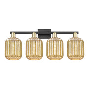 Innovations Preston 4Lt 36" Jar Bath, Black Brass/Mercury - 716-4W-BAB-G460-7ME