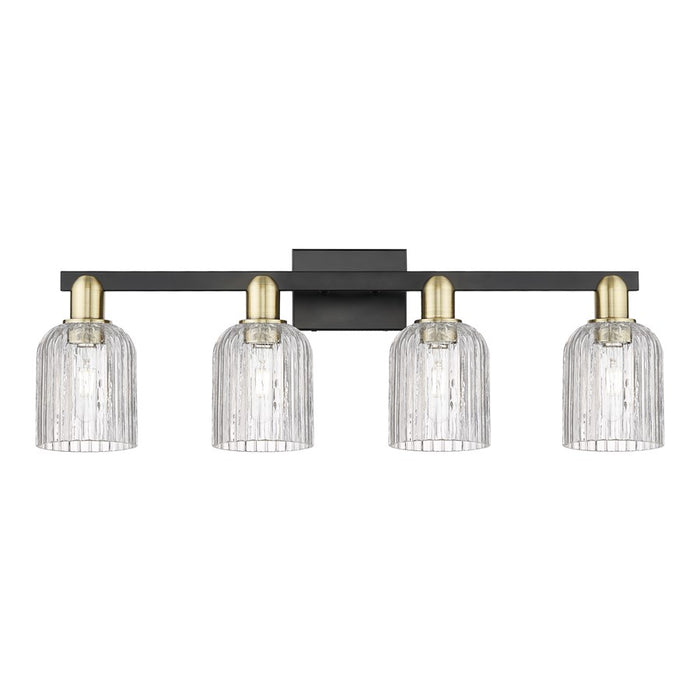 Innovations Bridal Veil 4Lt 32" Bath, Black Brass/Clear