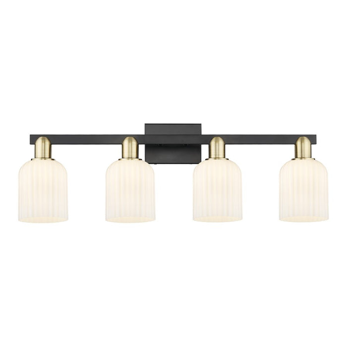 Innovations Bridal Veil 4Lt 32" Bath, BKBS/Gloss White