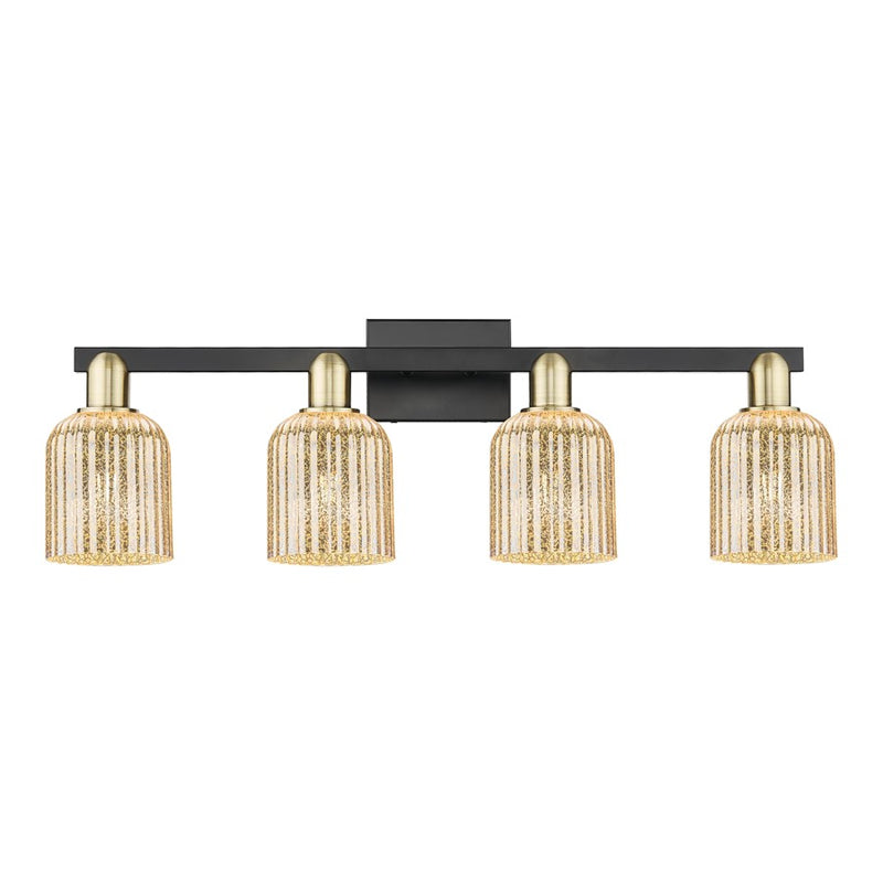 Innovations Bridal Veil 4Lt 32" Bath, Black Brass/Mercury