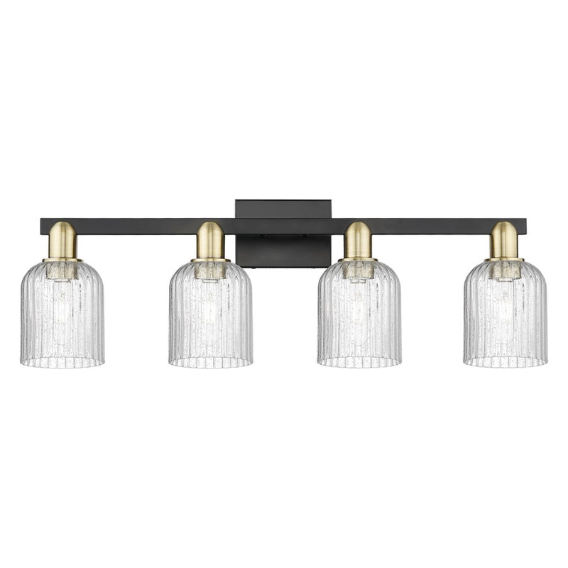 Innovations Bridal Veil 4Lt 32" Bath, Black Brass/Seedy