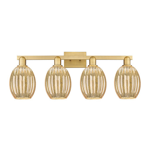 Innovations Preston 4Lt 36" Bell Bath, Brushed Brass/Mercury