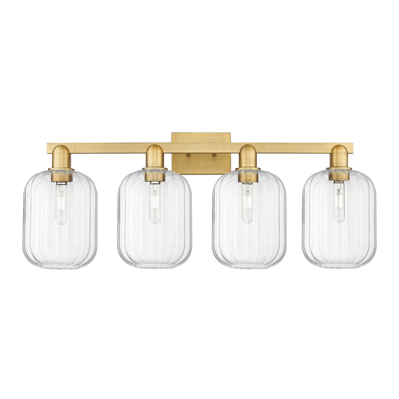Innovations Preston 4Lt 36" Jar Bath, Brushed Brass/Clear