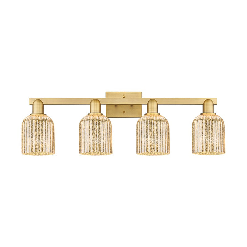 Innovations Bridal Veil 4Lt 32" Bath, Brushed Brass/Mercury