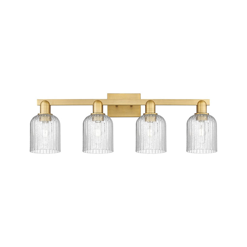 Innovations Bridal Veil 4Lt 32" Bath, Brushed Brass/Seed - 716-4W-BB-G559-5SDY