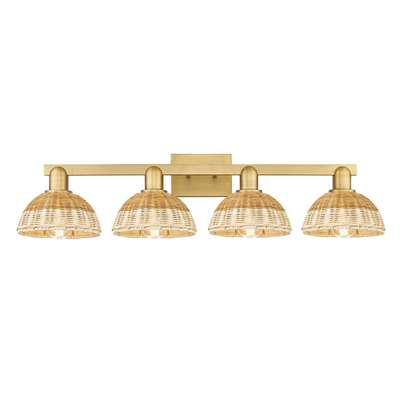 Innovations Natural Ballston Dome 4Lt 36" Bath/Brushed Brass/NF