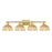 Innovations Natural Ballston Dome 4Lt 36" Bath/Brushed Brass/NF