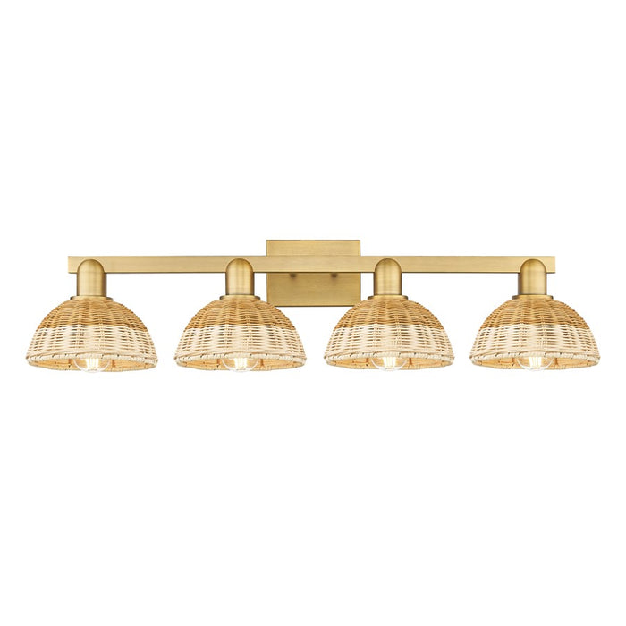 Innovations Natural Ballston Dome 4Lt 36" Bath/Brushed Brass/NF