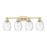 Innovations Preston 4Lt 36" Bell Bath, CBZ/Clear - 716-4W-CB-G459-6CL