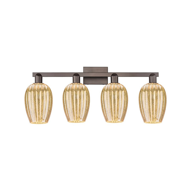 Innovations Preston 4Lt 36" Flute Bath, Bronze/Mercury - 716-4W-OB-G457-6ME