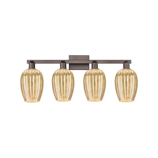 Innovations Preston 4Lt 36" Flute Bath, Bronze/Mercury - 716-4W-OB-G457-6ME