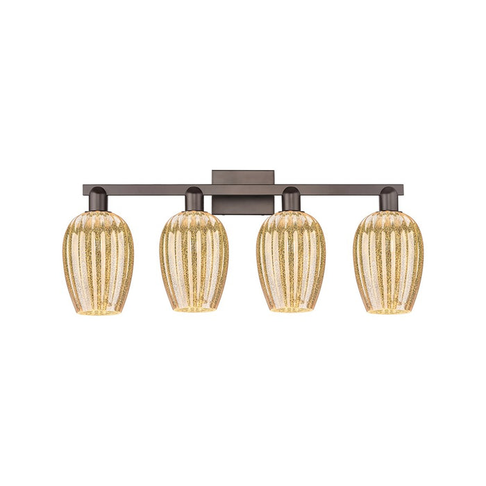 Innovations Preston 4Lt 36" Flute Bath, Bronze/Mercury - 716-4W-OB-G457-6ME