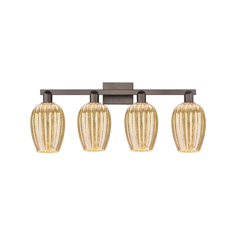 Innovations Preston 4Lt 36" Flute Bath, Bronze/Mercury