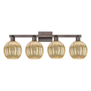 Innovations Preston 4Lt 36" Globe Bath, OB/Mercury - 716-4W-OB-G458-7ME
