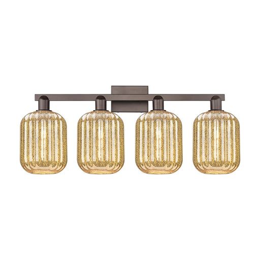 Innovations Preston 4Lt 36" Jar Bath, Oiled Bronze/Mercury