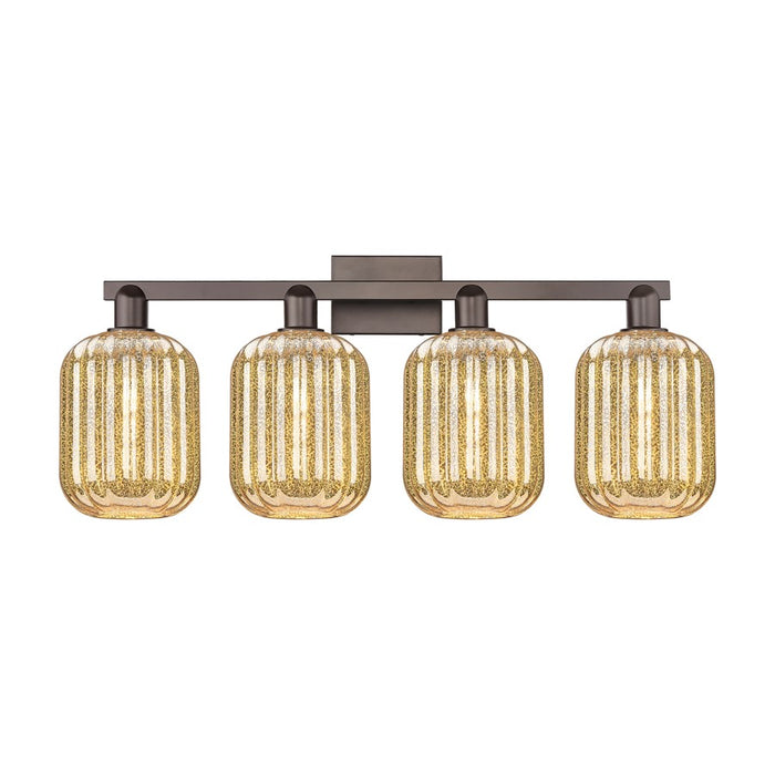 Innovations Preston 4Lt 36" Jar Bath, Oiled Bronze/Mercury