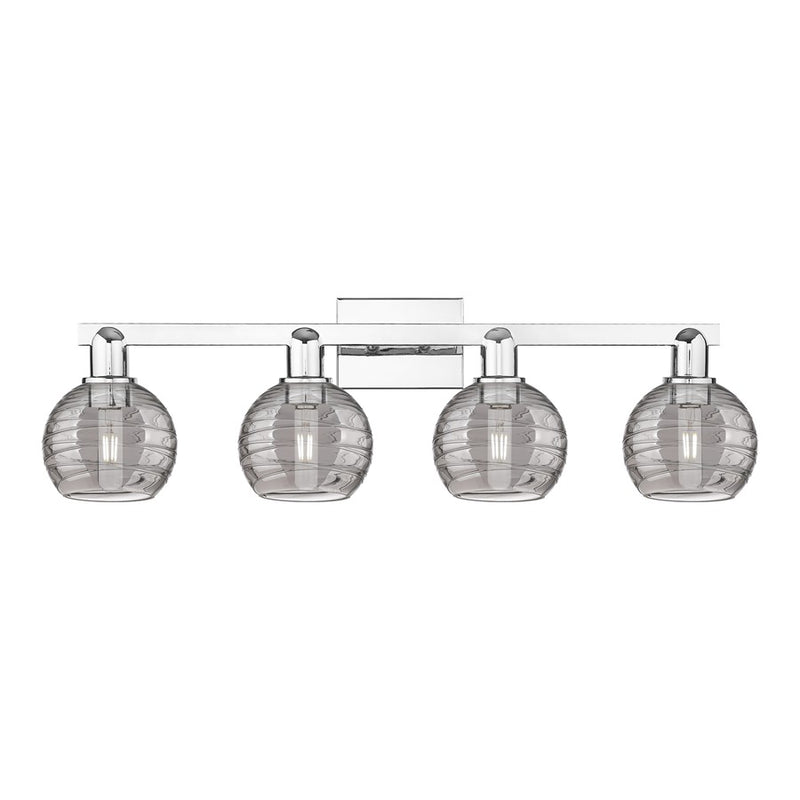 Innovations Athens Deco Swirl 4Lt 36" Bath, Chrome/Smoke