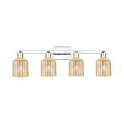 Innovations Bridal Veil 4Lt 32" Bath Light, Chrome/Mercury - 716-4W-PC-G559-5ME
