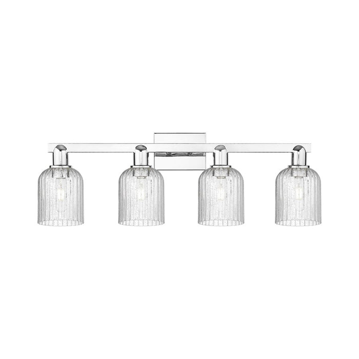 Innovations Bridal Veil 4Lt 32" Bath Light, Chrome/Seedy