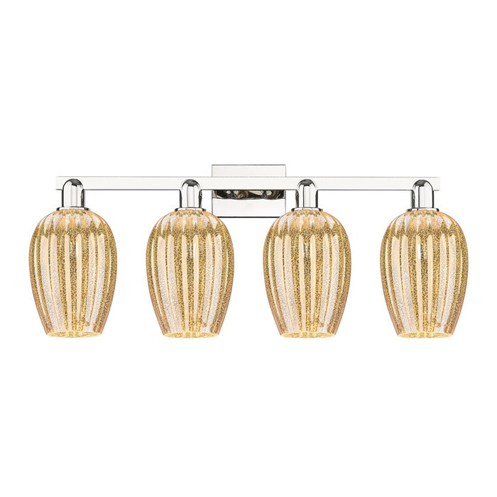 Innovations Preston 4Lt 36" Flute Bath, PN/Mercury - 716-4W-PN-G457-6ME