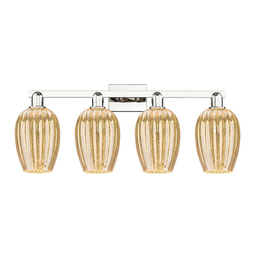 Innovations Preston 4Lt 36" Flute Bath, Polished Nickel/Mercury