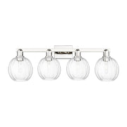 Innovations Preston 4Lt 36" Globe Bath, PN/Clear - 716-4W-PN-G458-7CL