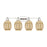 Innovations Preston 4Lt 36" Bell Bath, PN/Mercury - 716-4W-PN-G459-6ME