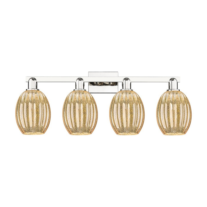 Innovations Preston 4Lt 36" Bell Bath, PN/Mercury - 716-4W-PN-G459-6ME