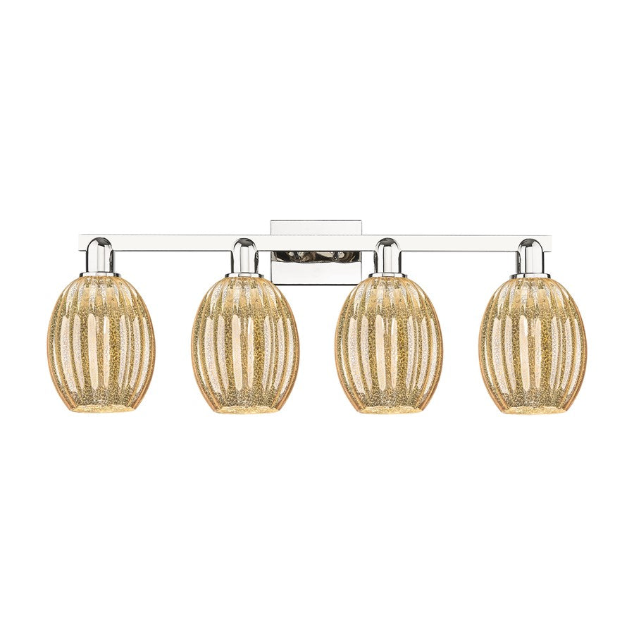 Innovations Preston 4Lt 36" Bell Bath, PN/Mercury - 716-4W-PN-G459-6ME