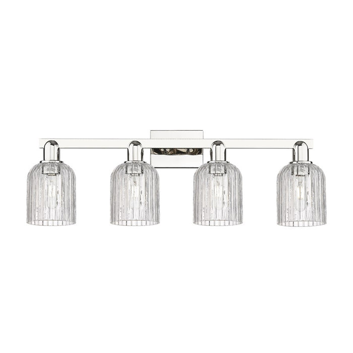 Innovations Bridal Veil 4Lt 32" Bath, Polished Nickel/Clear - 716-4W-PN-G559-5CL