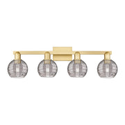 Innovations Athens Deco Swirl 4Lt 36" Bath, Gold/SDS - 716-4W-SG-G1213-6SM