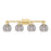 Innovations Athens Deco Swirl 4Lt 36" Bath, Gold/SDS - 716-4W-SG-G1213-6SM