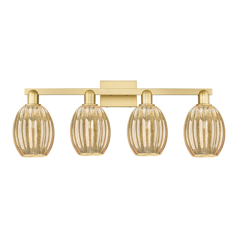 Innovations Preston 4Lt 36" Bell Bath Light, Gold/Mercury