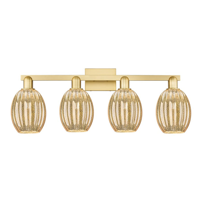 Innovations Preston 4Lt 36" Bell Bath Light, Gold/Mercury