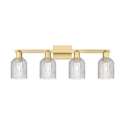 Innovations Bridal Veil 4Lt 32" Bath Light, Gold/Clear - 716-4W-SG-G559-5CL