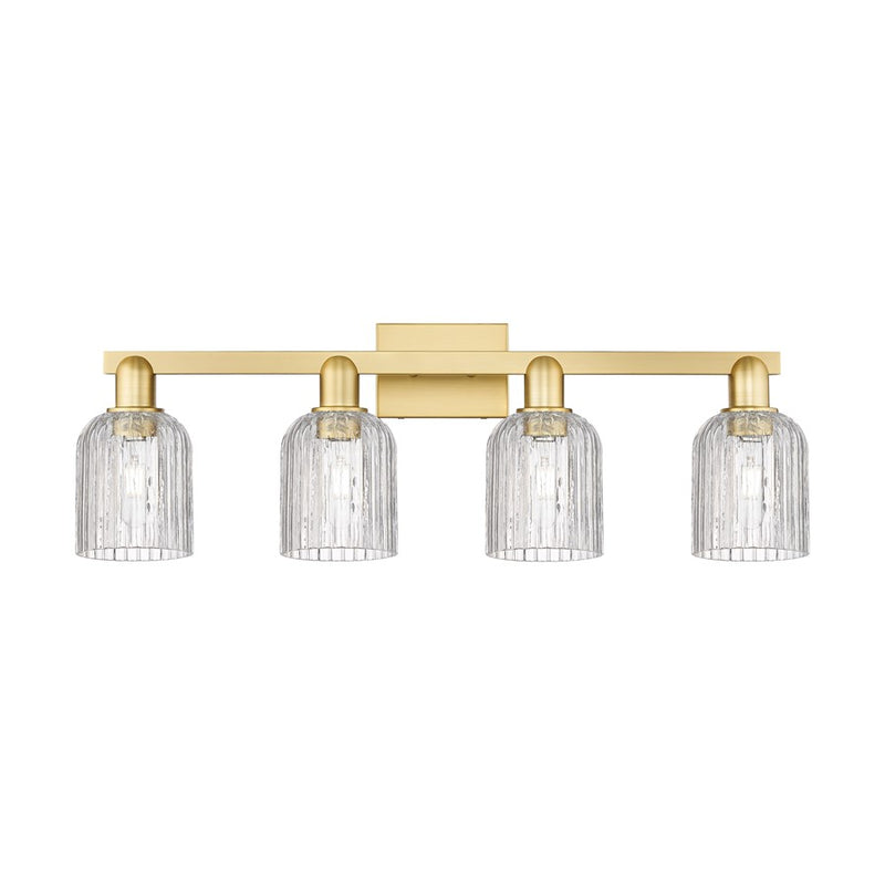 Innovations Bridal Veil 4Lt 32" Bath Light, Gold/Clear