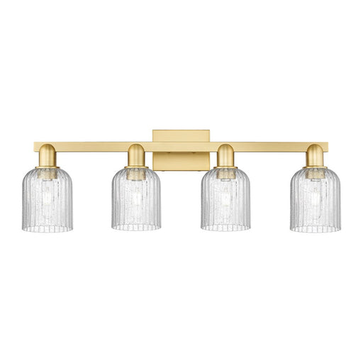 Innovations Bridal Veil 4Lt 32" Bath Light, Gold/Seedy - 716-4W-SG-G559-5SDY