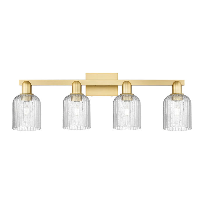 Innovations Bridal Veil 4Lt 32" Bath Light, Gold/Seedy