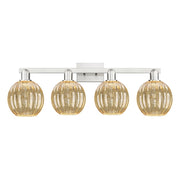 Innovations Preston 4Lt 36" Globe Bath, SN/Mercury - 716-4W-SN-G458-7ME